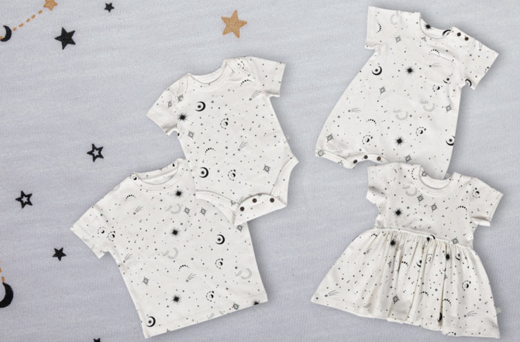 A group of baby clothes
AI-generated content may be incorrect.